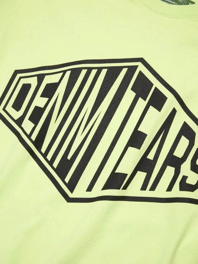 3D-Box-Logo-T-Shirt Limette