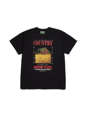 ADG Country-T-Shirt Schwarz