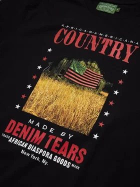 ADG Country-T-Shirt Schwarz