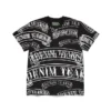 ADG T-Shirt mit Banner-Print, schwarz