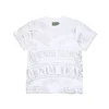ADG T-Shirt mit Banner-Print, weiß
