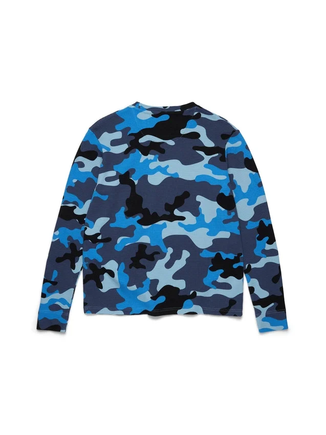ADG-Thermoshirt, blau, Camouflage
