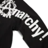 Anarchy Wreath Langarm-T-Shirt Schwarz