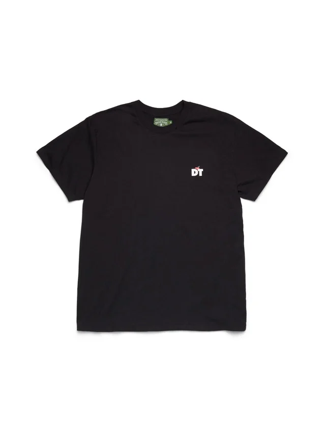 Apple-T-Shirt, schwarz