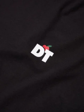 Apple-T-Shirt, schwarz
