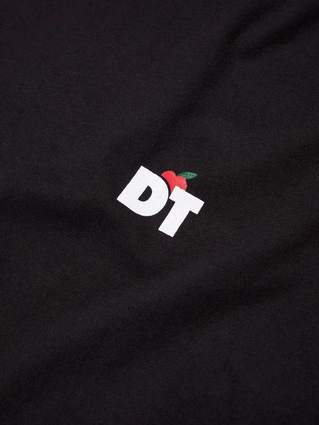 Apple-T-Shirt, schwarz