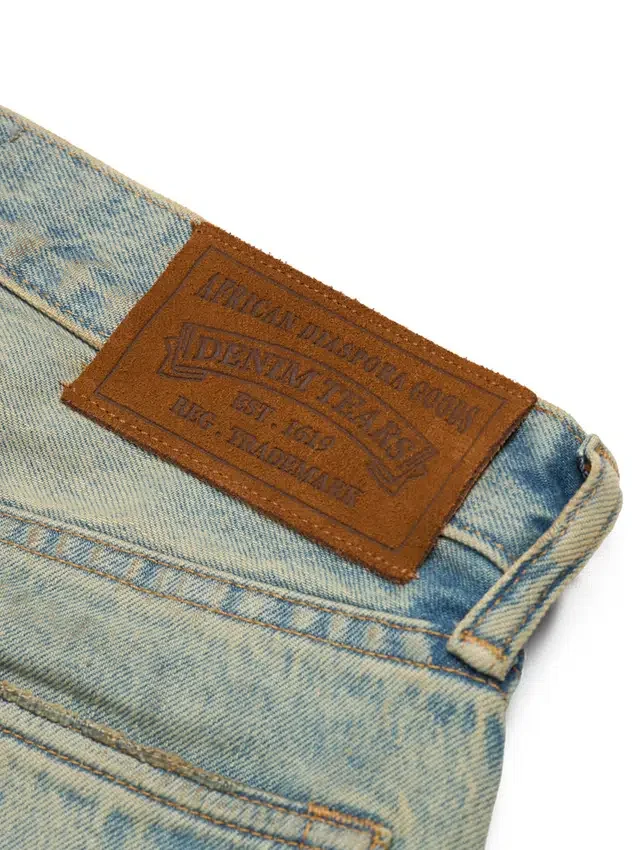 Weite „Cotton Wreath“-Denim-Jeans in „Dirty Wash“
