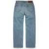 Baggy-Denim-Jeans in heller Waschung