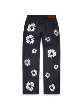 Baggy-Jeanshose „Cotton Wreath“ aus Selvedge-Denim