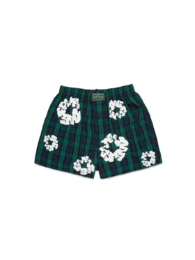 Baumwoll-Boxershorts mit Cotton Wreath-Motiv, 3er-Pack, bunt
