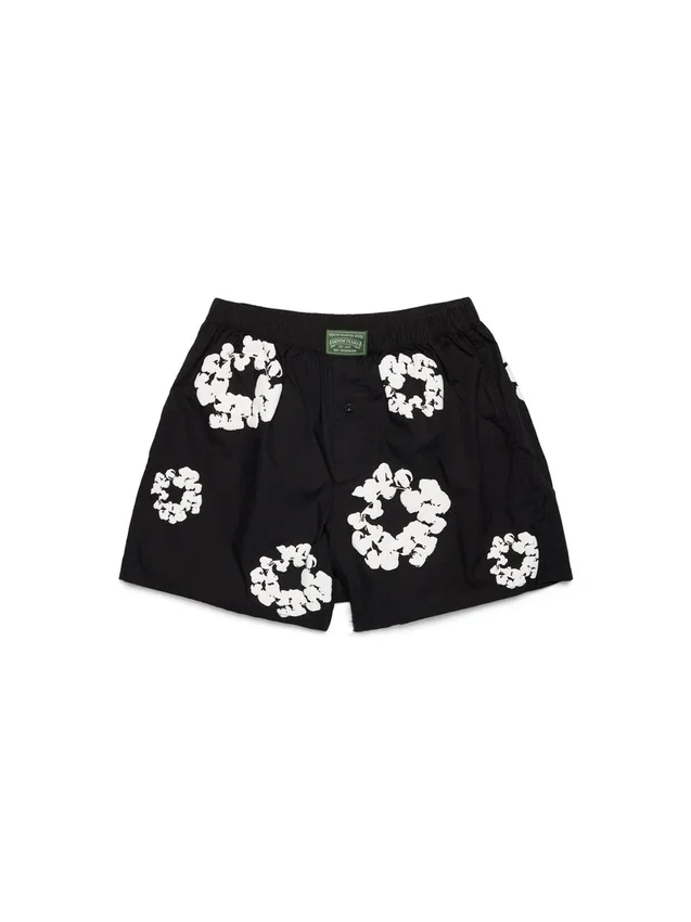 Baumwoll-Boxershorts mit Cotton Wreath-Motiv, 3er-Pack, bunt