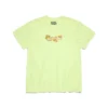 Baumwoll-Hoodie mit Blumenlogo, Limette