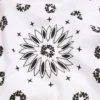 Baumwoll-Paisley-Bandana „Cotton Wreath“, weiß