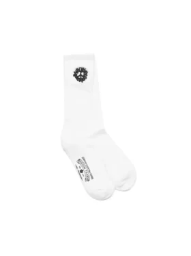 Baumwoll-Socken „Peace Wreath“ im 3er-Pack, Weiß