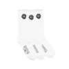 Baumwoll-Socken „Peace Wreath“ im 3er-Pack, Weiß