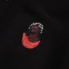 Biblischer Polo-Pullover, schwarz