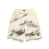 Cloud Camo Denim-Shorts