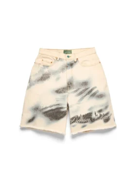 Cloud Camo Denim-Shorts