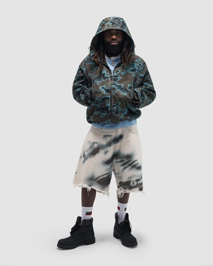 Cloud Camo Shell-Jacke mit versiegelten Nähten