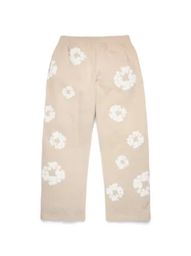 Cotton Wreath Baggy-Jogginghose, cremefarben