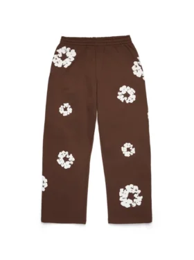 Cotton Wreath Baggy-Jogginghose, dunkelbraun