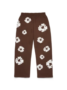 Cotton Wreath Baggy-Jogginghose, dunkelbraun