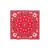 Cotton Wreath-Bandana mit Paisley-Muster und Kranzmotiv, rot