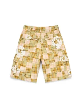 Cotton Wreath Cargo-Shorts Madras