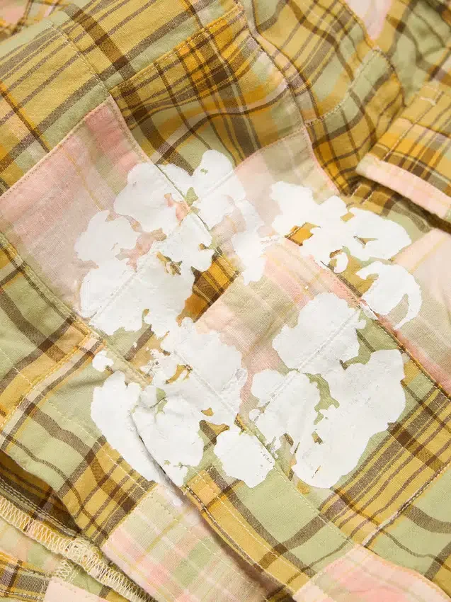 Cotton Wreath Cargo-Shorts Madras