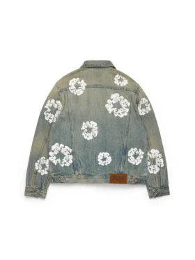 Cotton Wreath Denim Jacket „Dirty Wash“