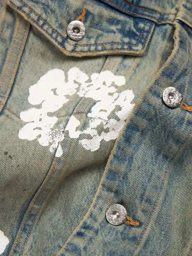 Cotton Wreath Denim Jacket „Dirty Wash“