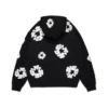 „Cotton Wreath Hoodie“ Schwarz