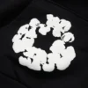 „Cotton Wreath Hoodie“ Schwarz