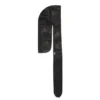 „Cotton Wreath“-Leder-Durag, schwarz