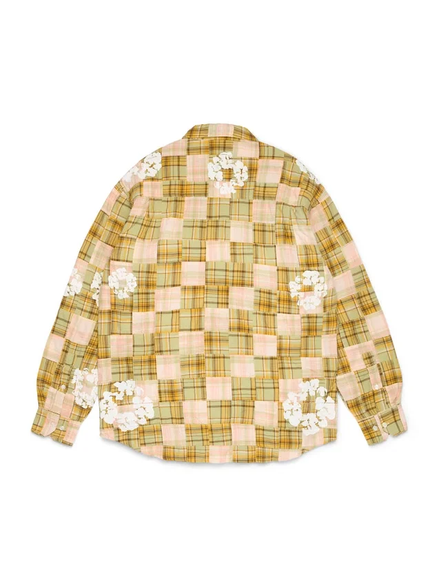 Cotton Wreath Madras Langarmhemd mit Knöpfen