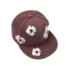 Cotton Wreath New Era 59FIFTY Canvas Fitted Cap Braun