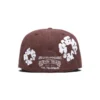 Cotton Wreath New Era 59FIFTY Canvas Fitted Cap Braun