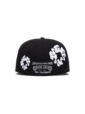 Cotton Wreath New Era 59FIFTY Canvas-Fitted-Cap, schwarz