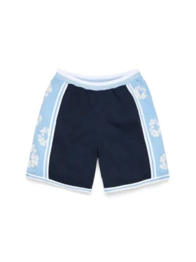 „Cotton Wreath“ Olaf-Shorts Blau