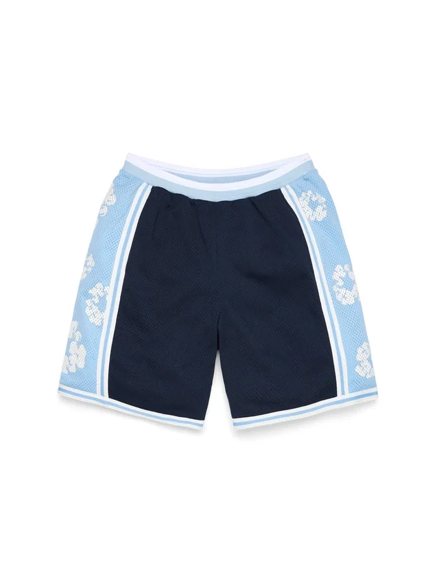 „Cotton Wreath“ Olaf-Shorts Blau