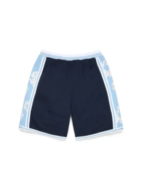 „Cotton Wreath“ Olaf-Shorts Blau