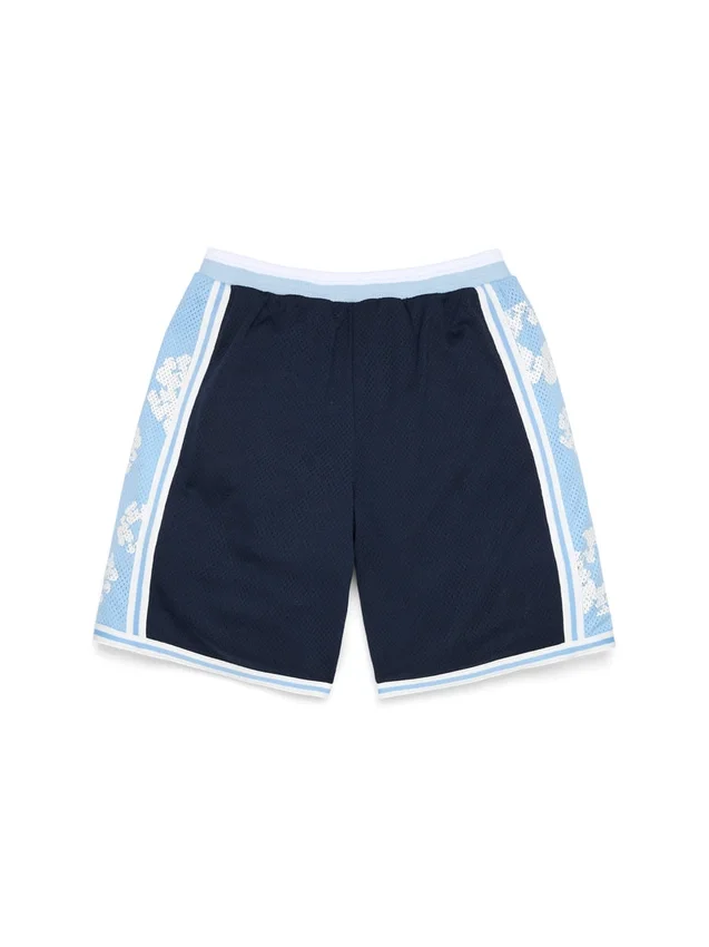 „Cotton Wreath“ Olaf-Shorts Blau