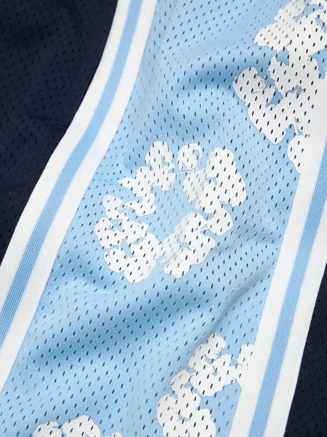 „Cotton Wreath“ Olaf-Shorts Blau