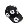 Cotton Wreath Raw Denim Cap, Washed Indigo