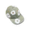 „Cotton Wreath“ Raw-Denim-Kappe „Dirty Wash“