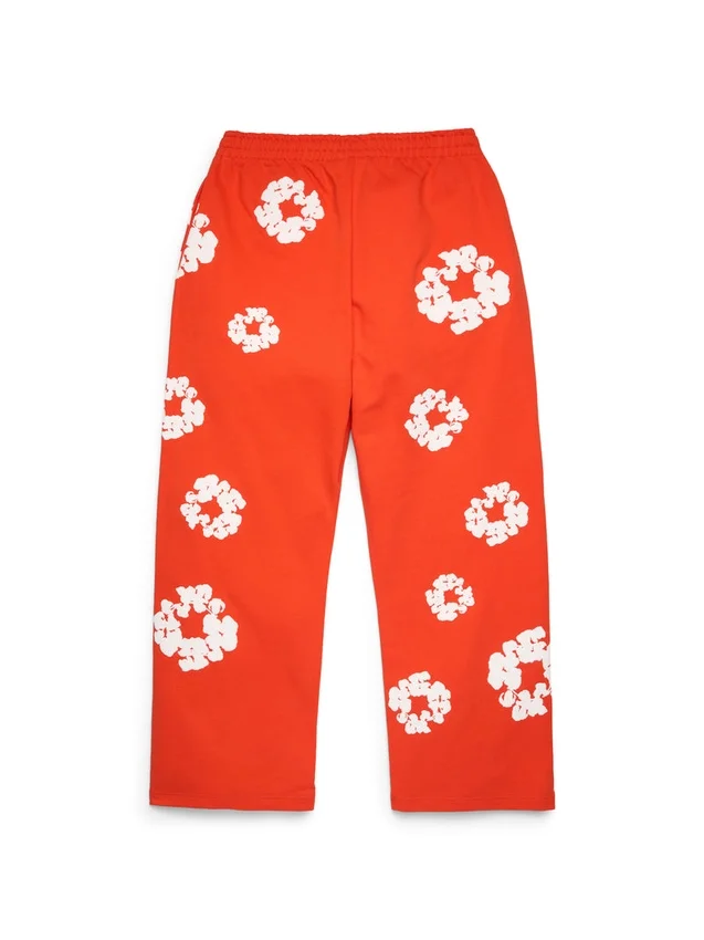 Cotton Wreath Sweatpant, dunkelorange