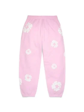 Cotton Wreath Sweatpant in Puderrosa