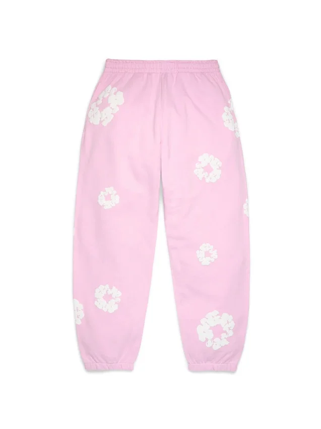 Cotton Wreath Sweatpant in Puderrosa