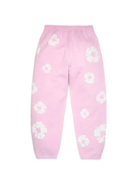 Cotton Wreath Sweatpant in Puderrosa