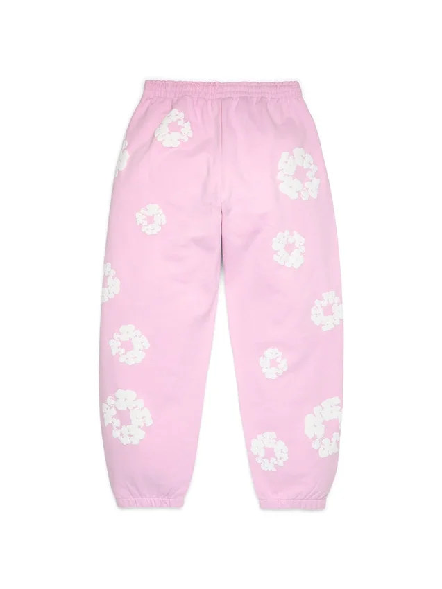 Cotton Wreath Sweatpant in Puderrosa